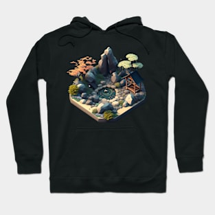 Isometric Zen Garden Hoodie